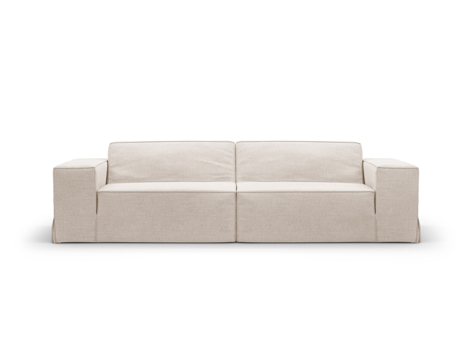 Sofa Cover Strukturstoff Beige Jodie — Beige