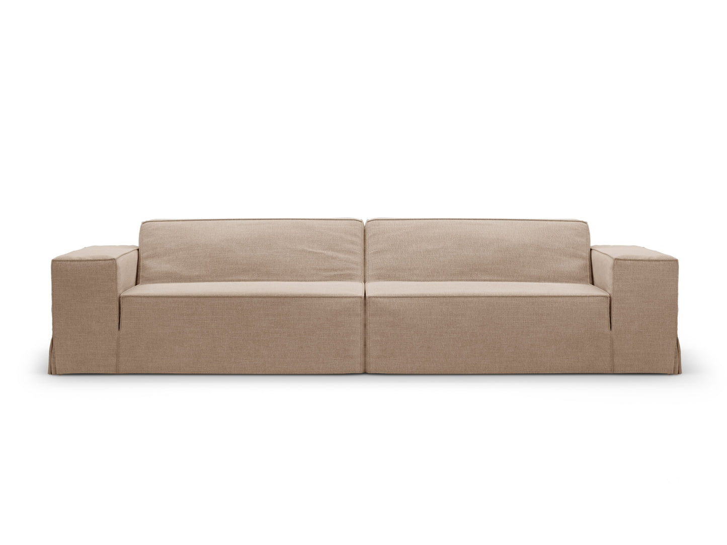 Sofa Cover Strukturstoff Beige Jodie — Sand