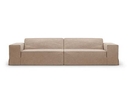 Sofa Cover Strukturstoff Beige Jodie — Sand