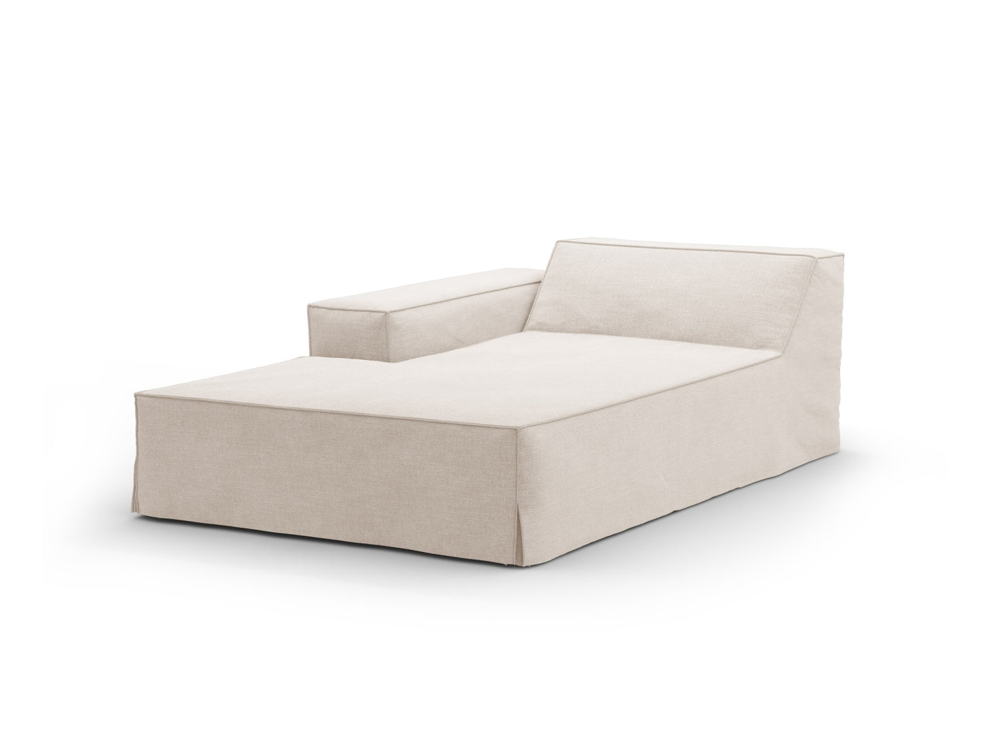 Sofa Cover Strukturstoff Beige Jodie — Beige