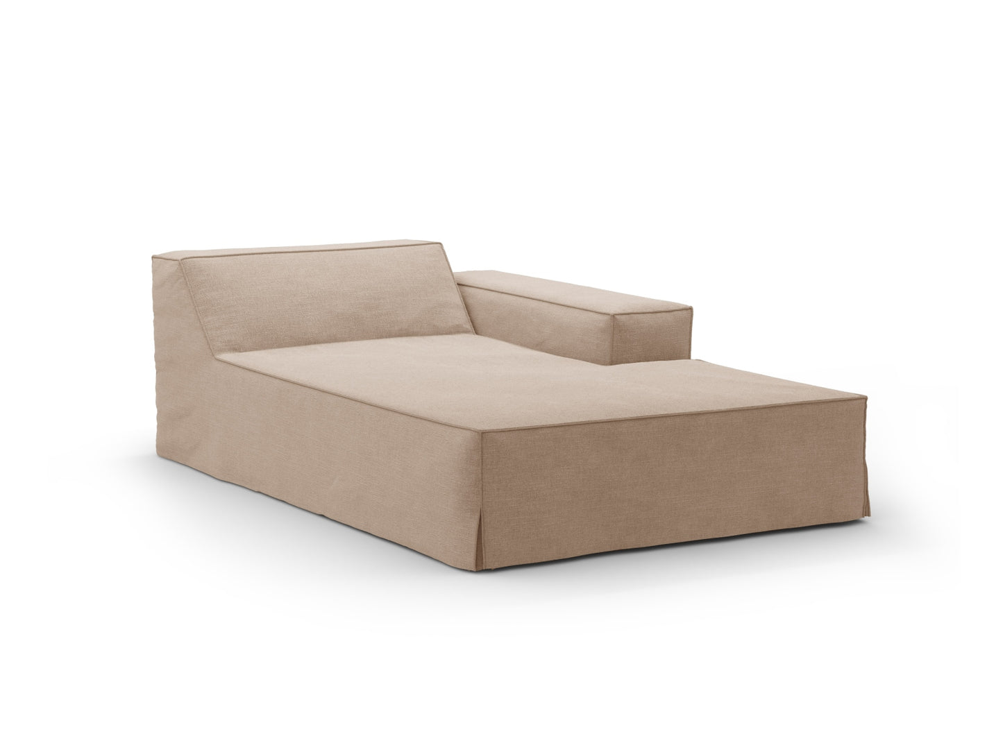 Sofa Cover Strukturstoff Beige Jodie — Sand