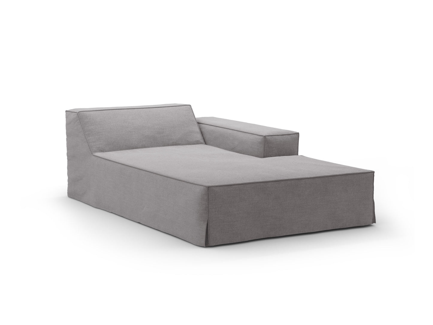 Sofa Cover Strukturstoff Beige Jodie — Warm grey