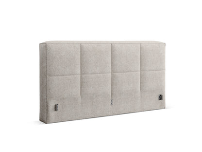Kopfteil Strukturstoff Beige Melange Darren — Detailansicht