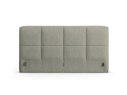 Kopfteil Strukturstoff Beige Melange Darren — Moss Green Melange