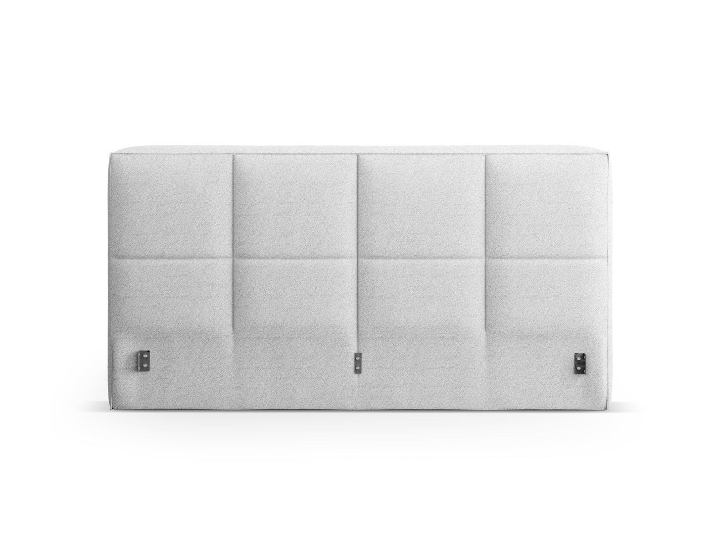 Kopfteil Strukturstoff Beige Melange Darren — Light Grey Melange