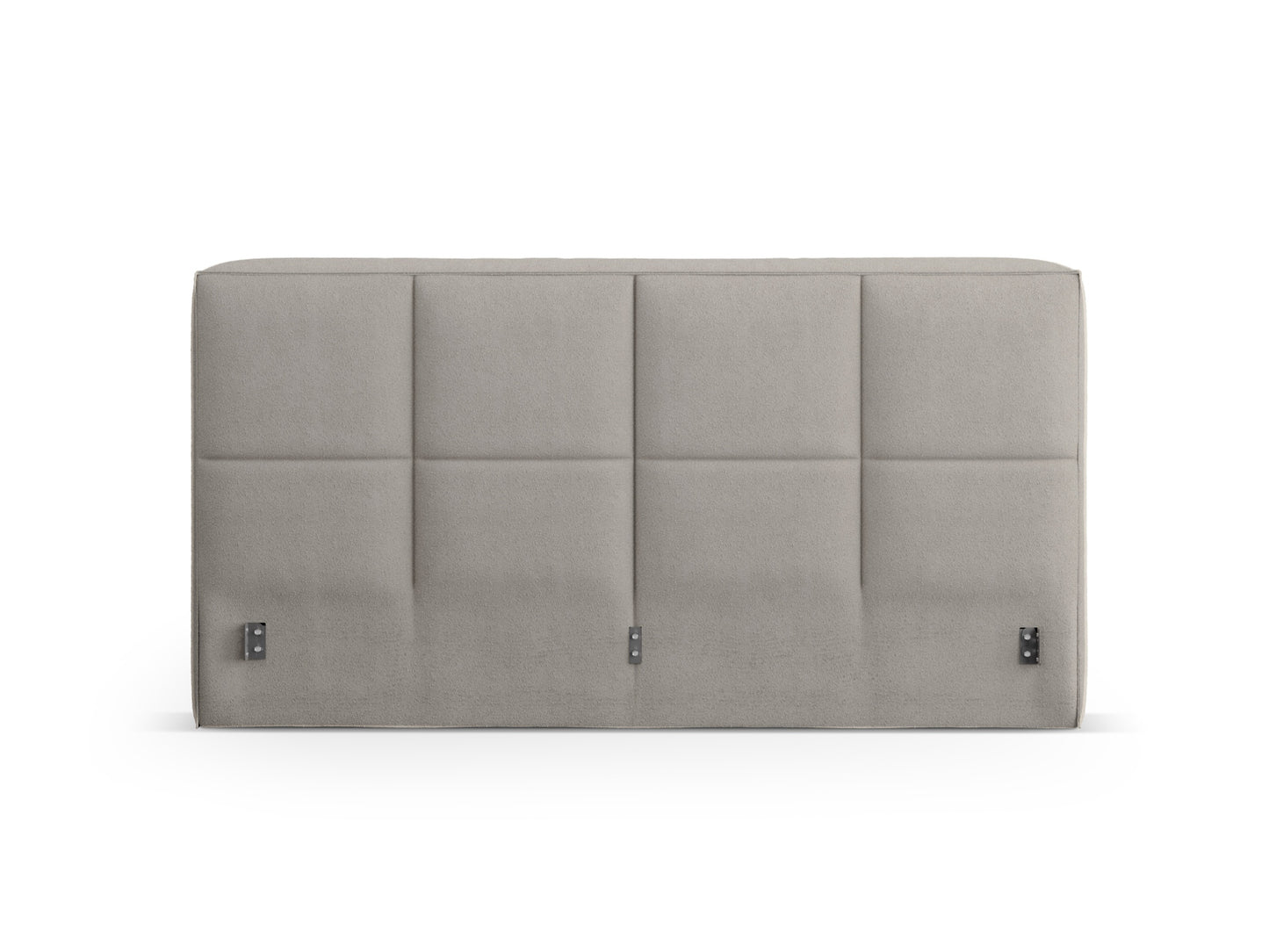 Kopfteil Bouclé Dunkelbeige Darren — Dark Beige