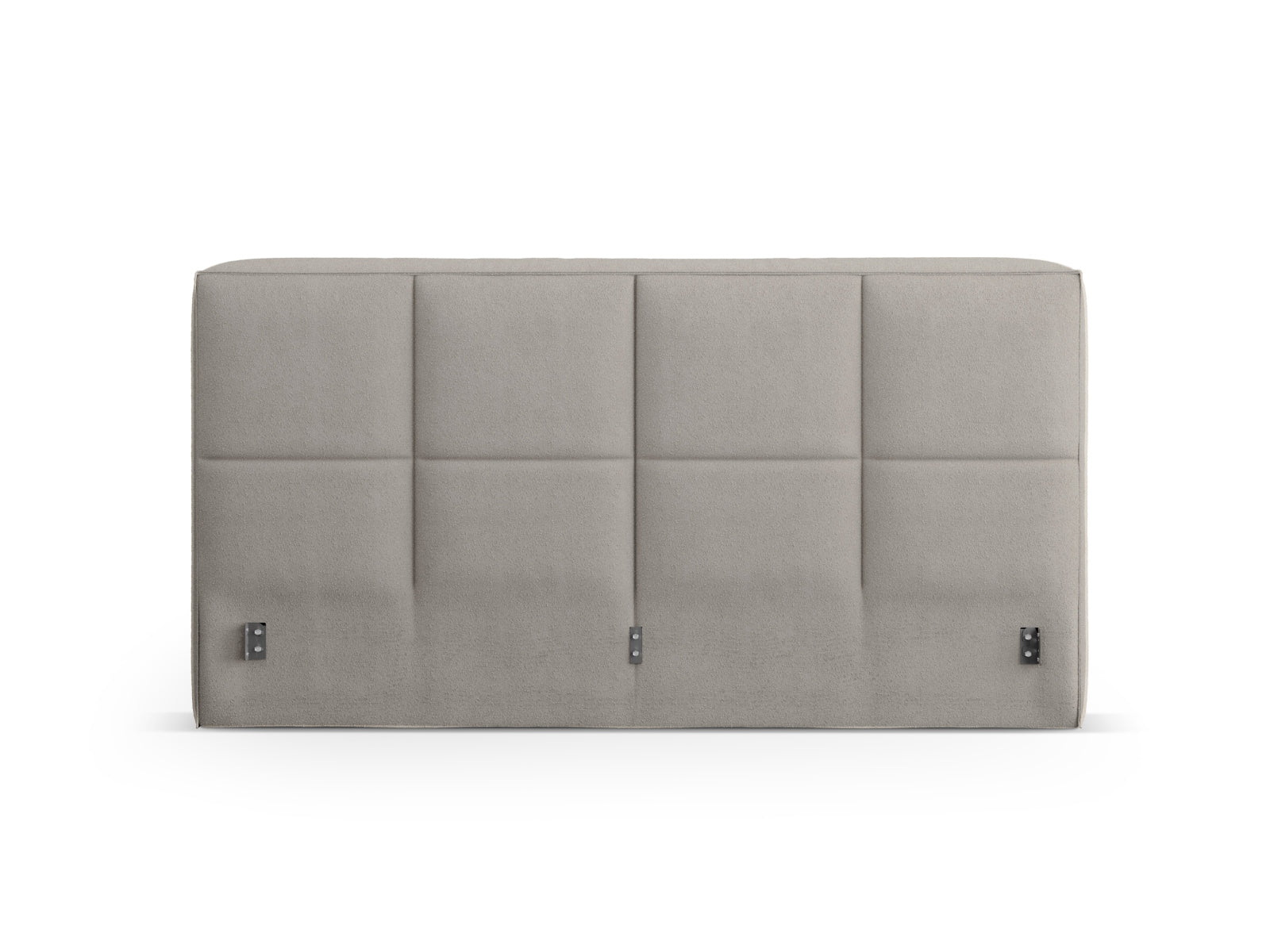 Kopfteil Bouclé Dunkelbeige Darren — Dark Beige