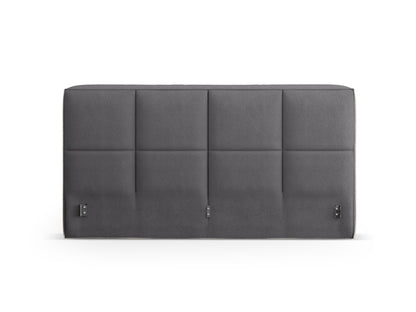 Kopfteil Bouclé Dunkelbeige Darren — Graphite