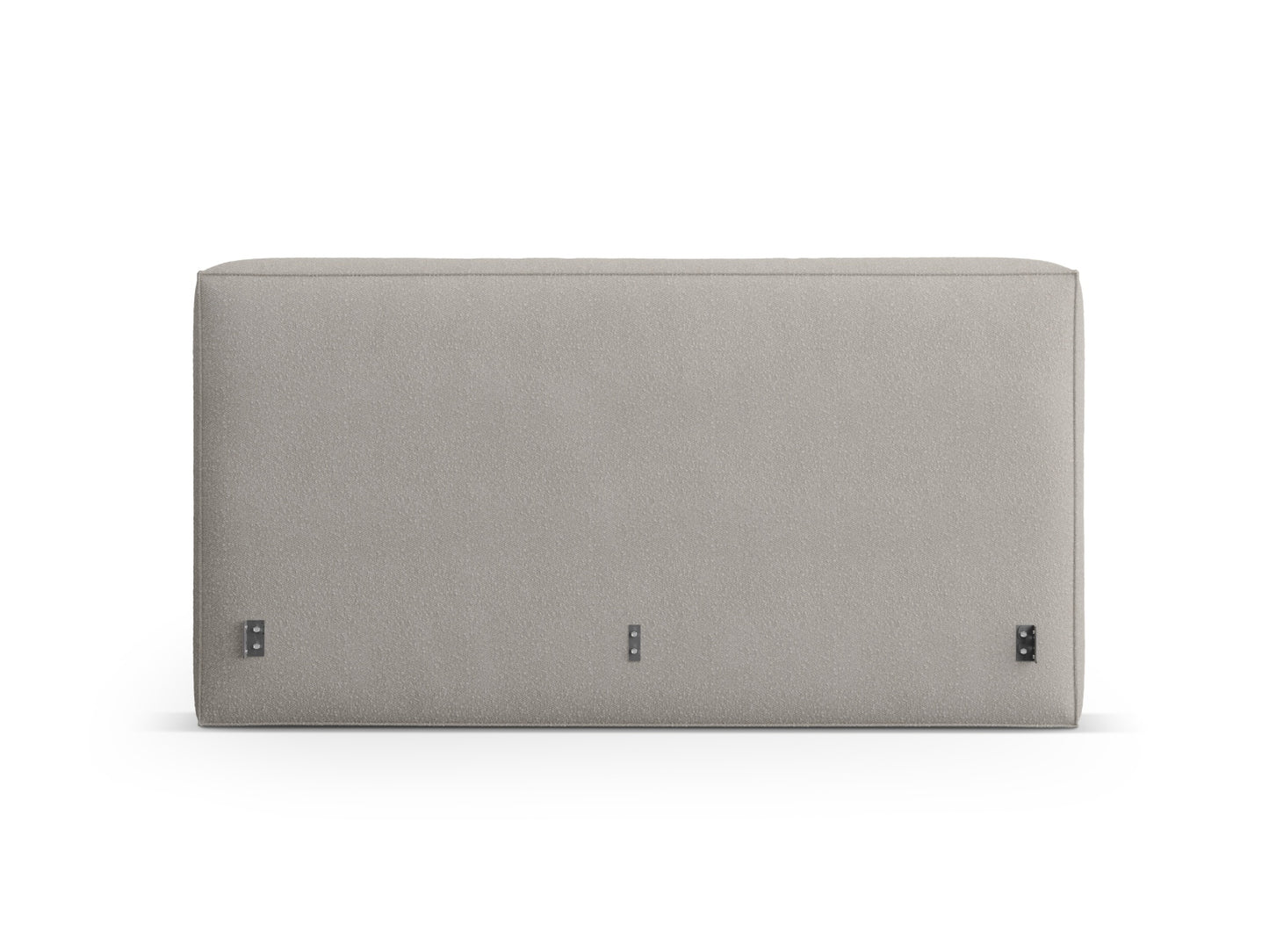 Kopfteil Bouclé Dunkelbeige Olivia — Dark Beige