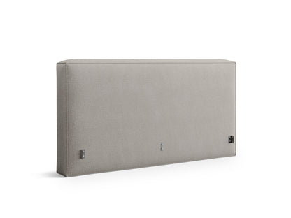 Kopfteil Bouclé Dunkelbeige Olivia — Detailansicht