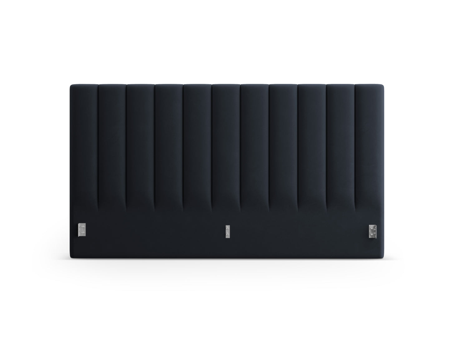 Kopfteil Samt Schwarz Allison — Dark Blue