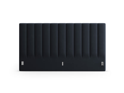 Kopfteil Samt Schwarz Allison — Dark Blue