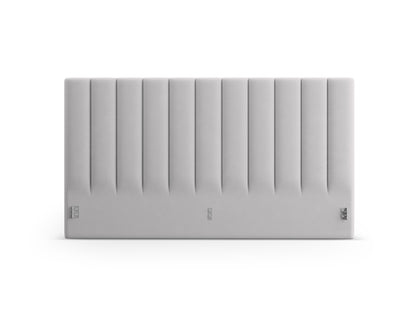 Kopfteil Samt Schwarz Allison — Silver