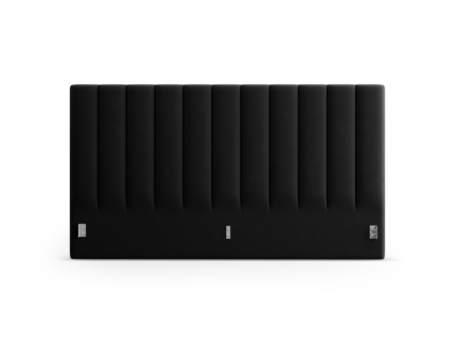 Kopfteil Samt Schwarz Allison — Black