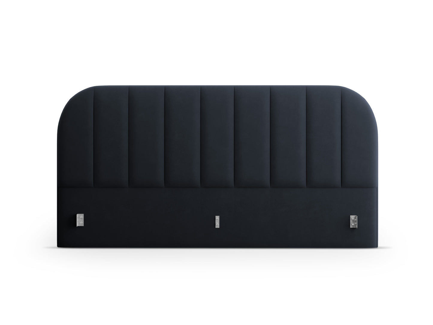 Kopfteil Samt Schwarz Billy — Dark Blue