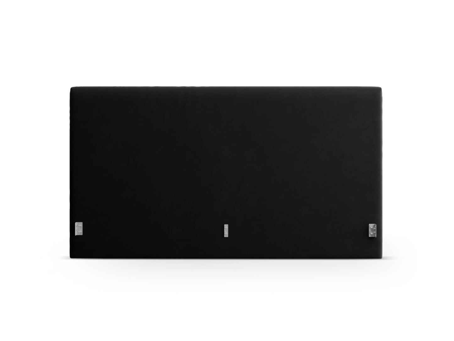 Kopfteil Samt Schwarz Remo — Black