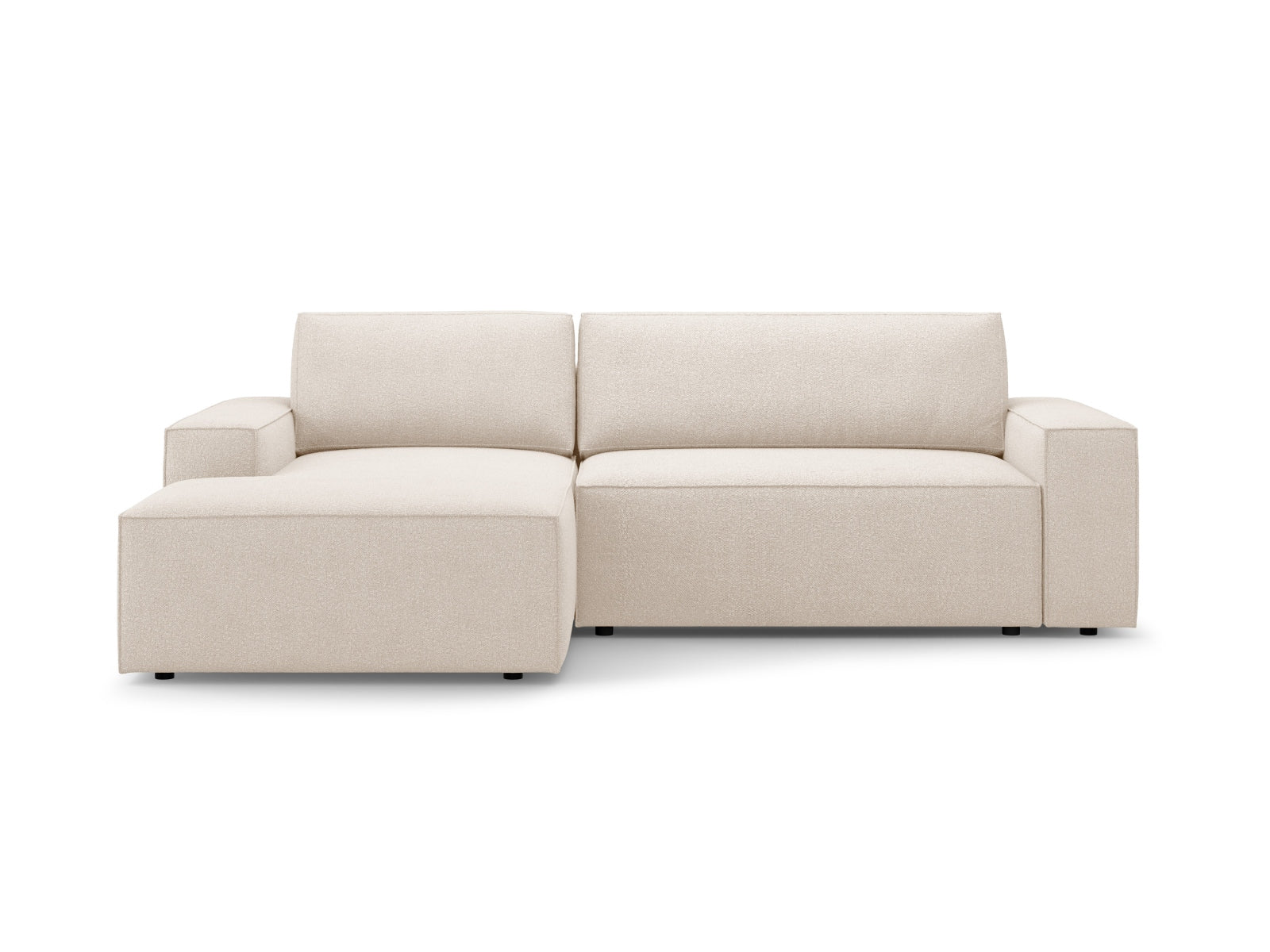 Ecksofa Bouclé Beige Jodie — Beige