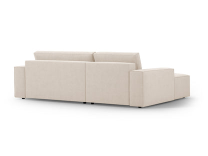 Ecksofa Bouclé Beige Jodie — Detailansicht
