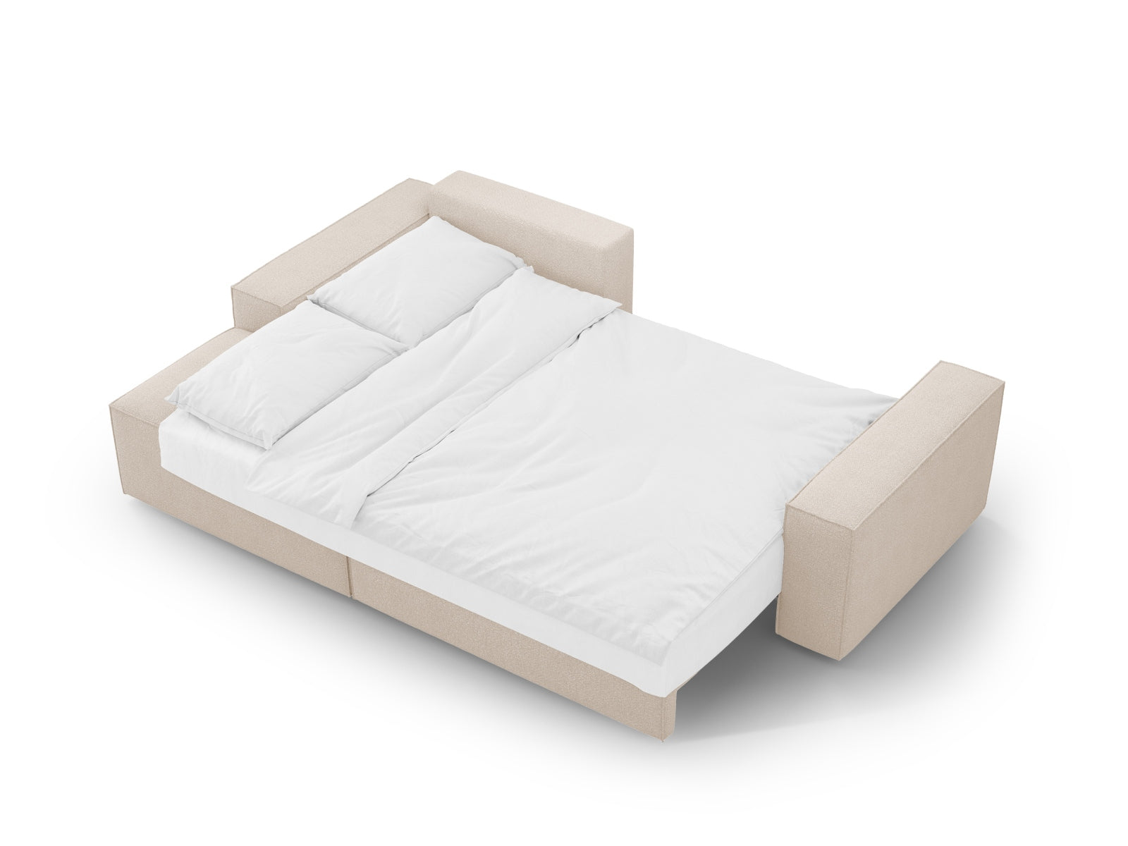 Ecksofa Bouclé Beige Jodie — Ansicht 4