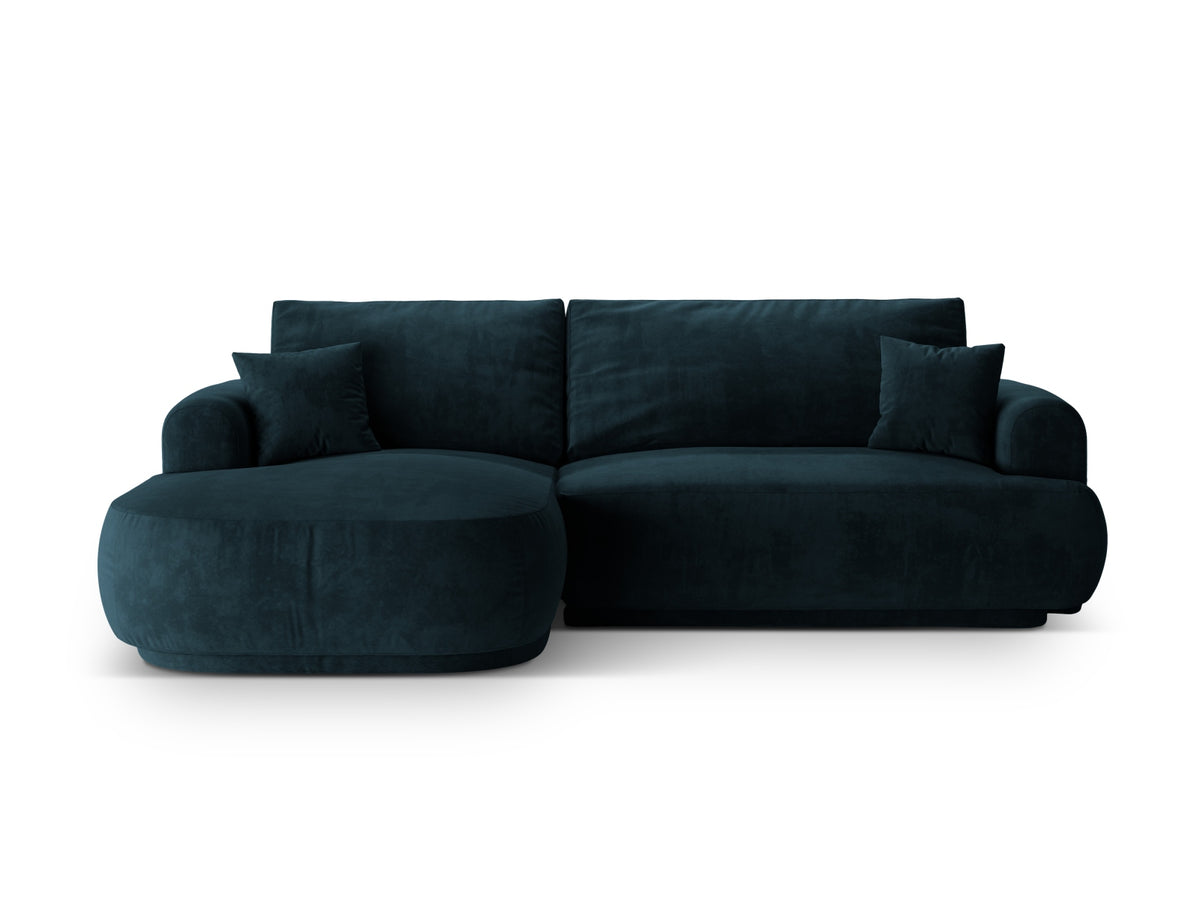 Ella Modular Corner Sofa With Bed Function And Box, 5 Seats, 271x174 cm — Deep Petrol / Left