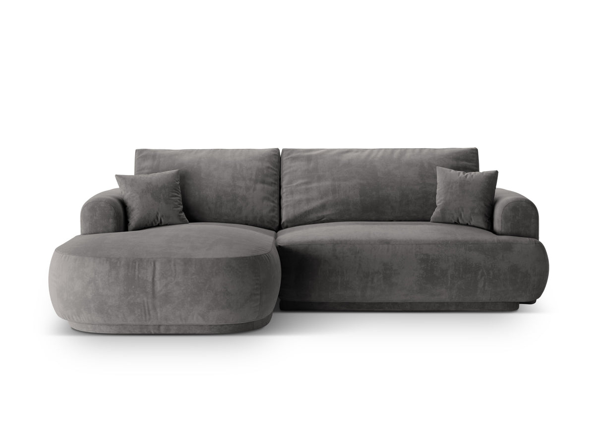 Ella Modular Corner Sofa With Bed Function And Box, 5 Seats, 271x174 cm — Grey / Left