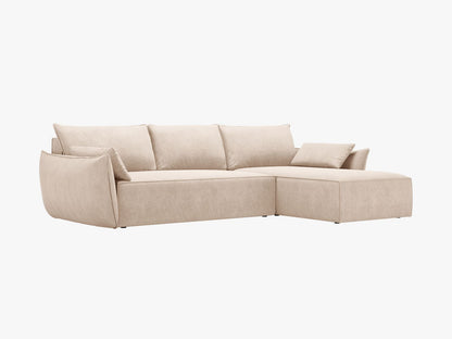 Ecksofa Chenille Beige Kaelle — Ansicht 5