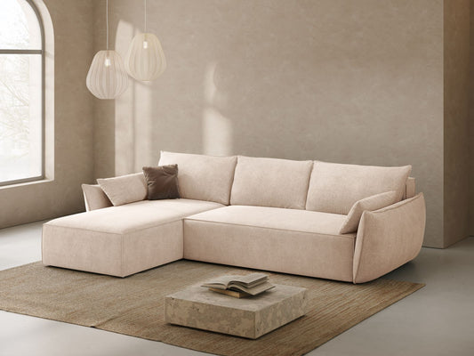 Kaelle Corner Sofa With Bed Function And Box, 4 Seats, 252x165 cm