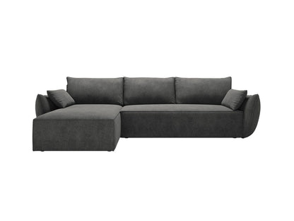 Ecksofa Chenille Beige Kaelle — Dark Grey