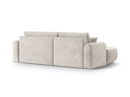 Ecksofa Strukturstoff Beige Ella — Maße und Details