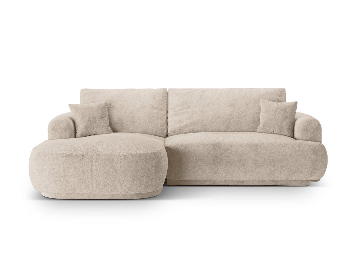 Ella Modular Corner Sofa With Bed Function And Box, 5 Seats, 271x174 cm — Sand / Left