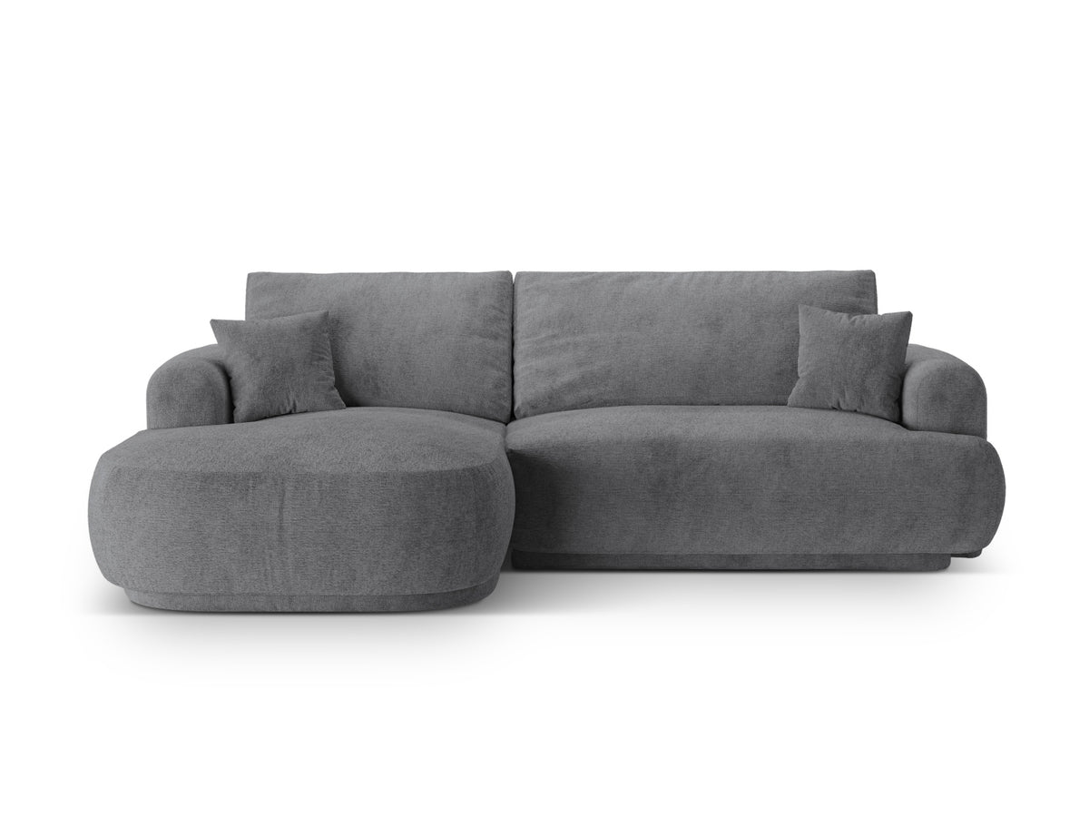 Ella Modular Corner Sofa With Bed Function And Box, 5 Seats, 271x174 cm — Grey / Left