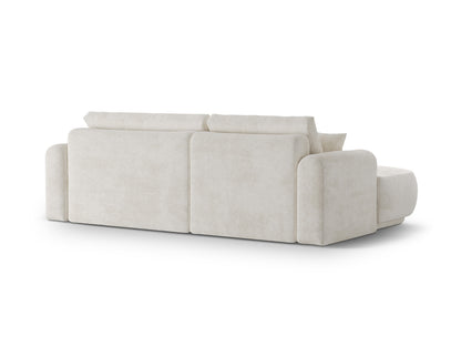 Ecksofa Bouclé Hellbeige Ella — Maße und Details