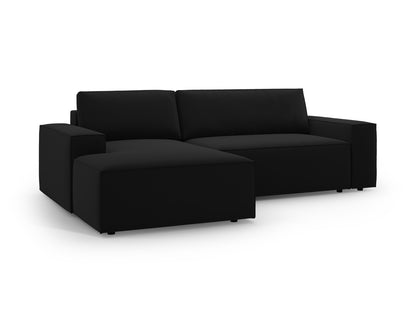 Ecksofa Samt Schwarz Jodie — Ansicht 5