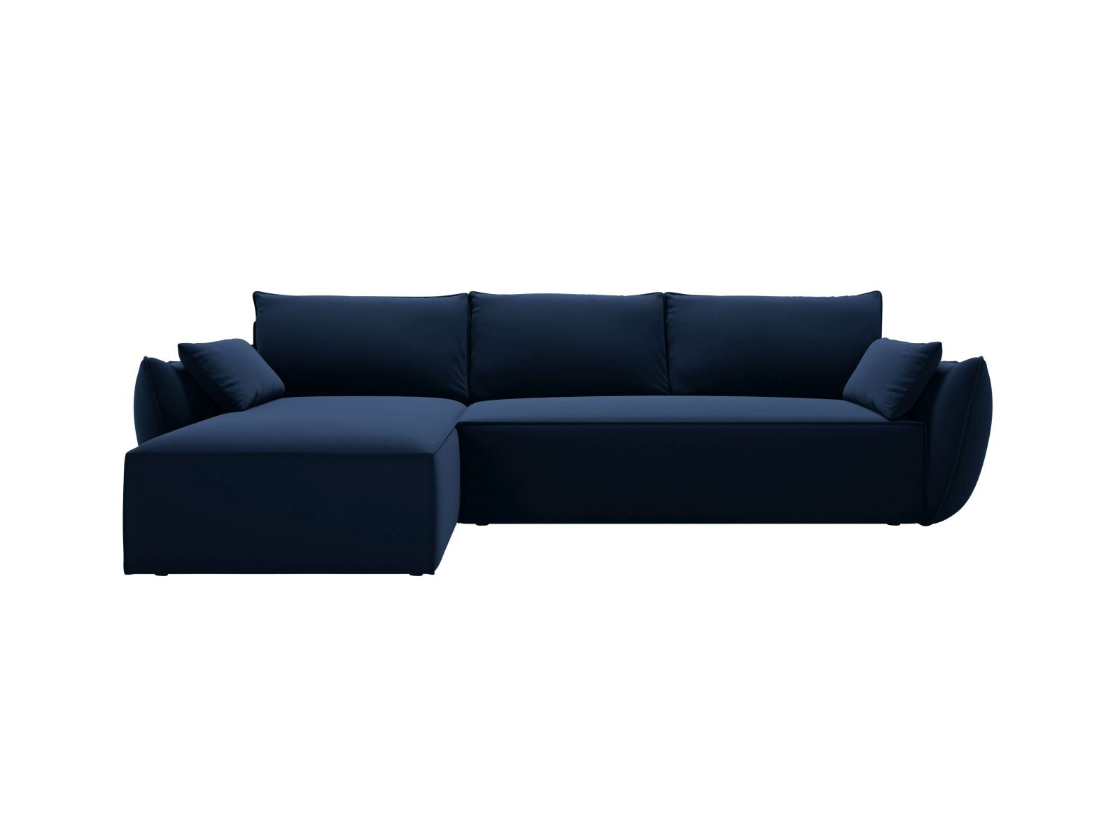 Kaelle Corner Sofa With Bed Function And Box, 4 Seats, 252x165 cm — Royal Blue / Left