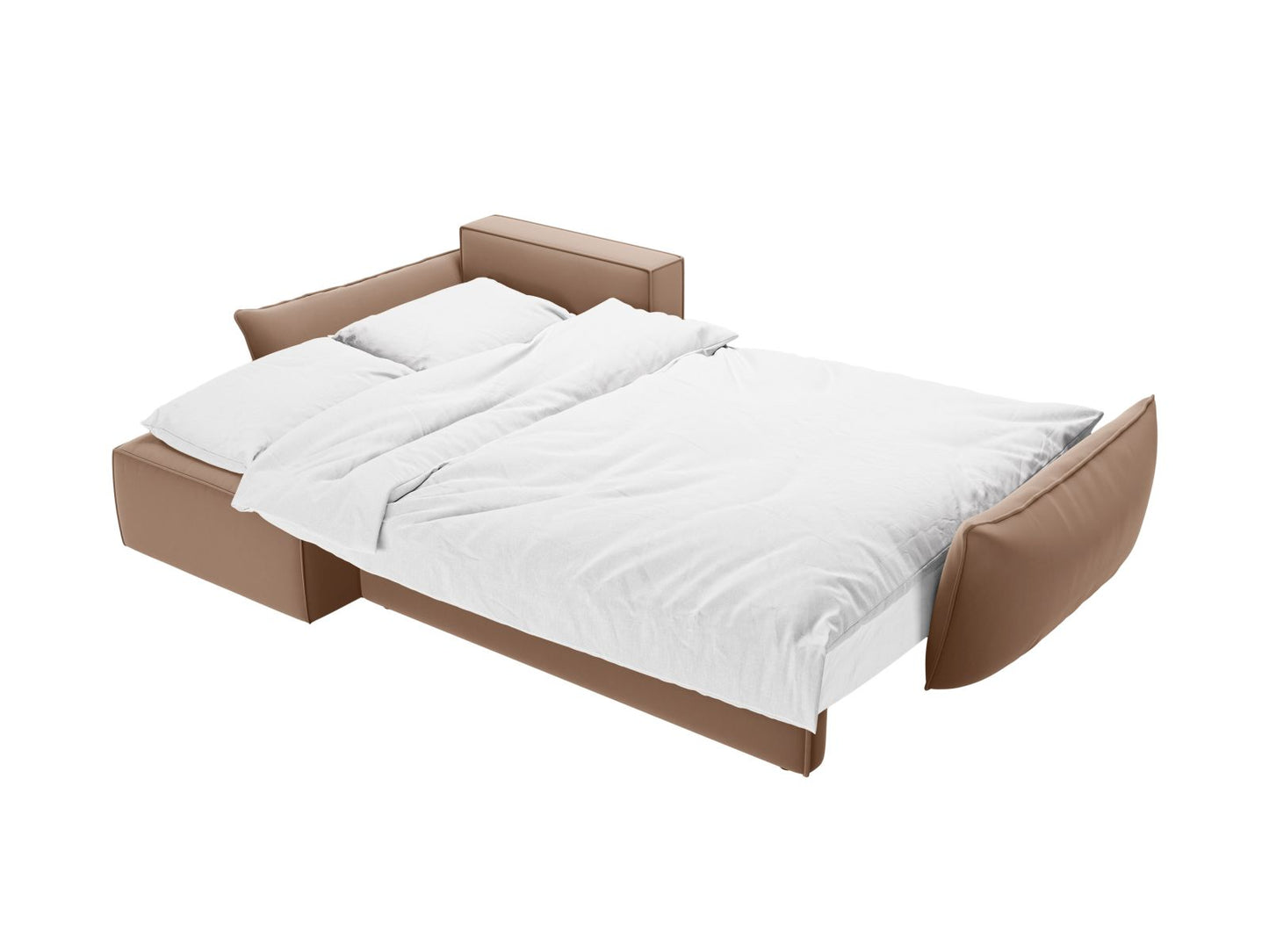Ecksofa Samt Beige Kaelle — Ansicht 4