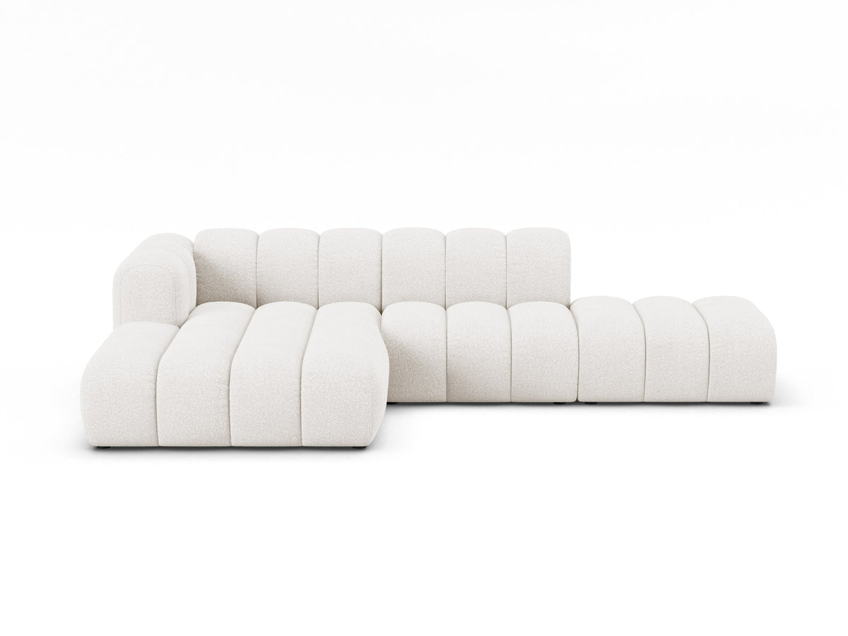 Lupine Modular Open Corner Sofa, 5 Seats, 299x177 cm — White / Left
