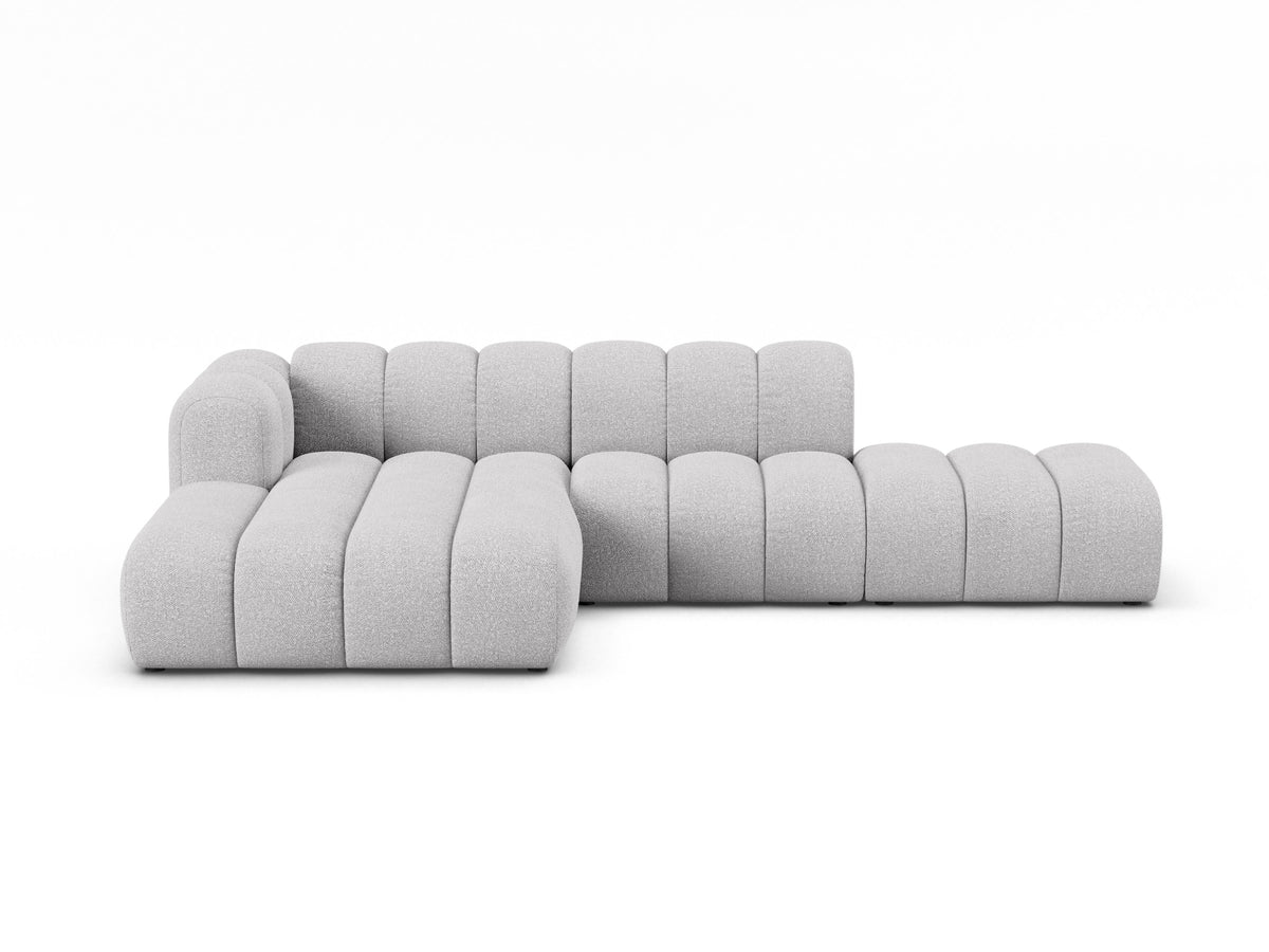 Lupine Modular Open Corner Sofa, 5 Seats, 299x177 cm — Light Grey / Left