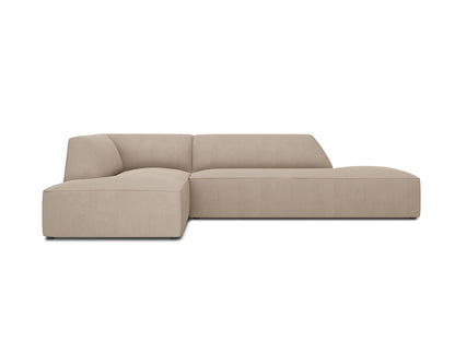 Ecksofa Strukturstoff Beige Ruby — Dark Beige
