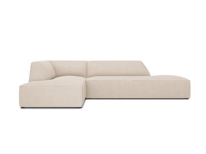 Ecksofa Strukturstoff Beige Ruby — Beige