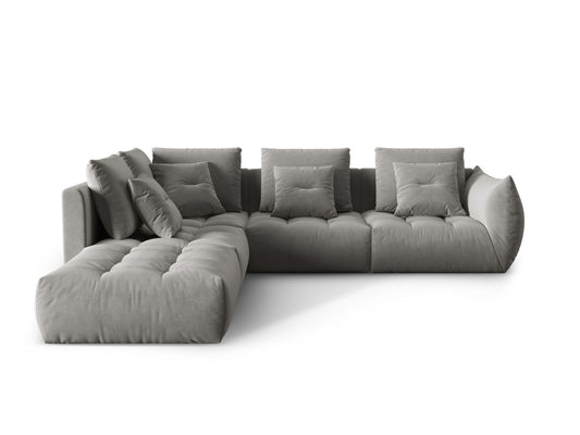 Bloom Modular Corner Sofa, 4 Seats, 316x307 cm — Grey / Left