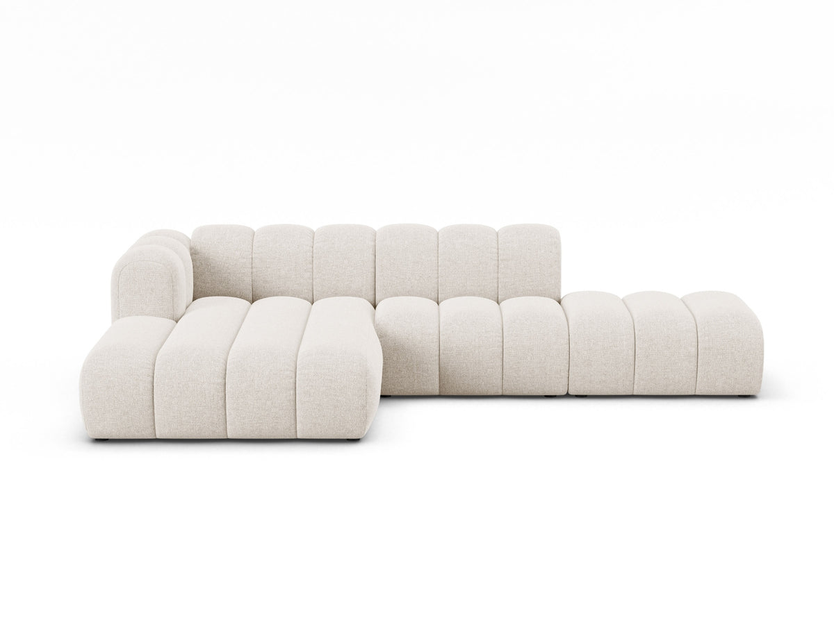 Lupine Modular Open Corner Sofa, 5 Seats, 299x177 cm — Light Beige / Left