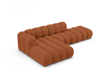 Ecksofa Chenille Brick Lupine — Detailansicht