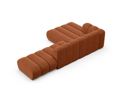 Ecksofa Chenille Brick Lupine — Maße und Details