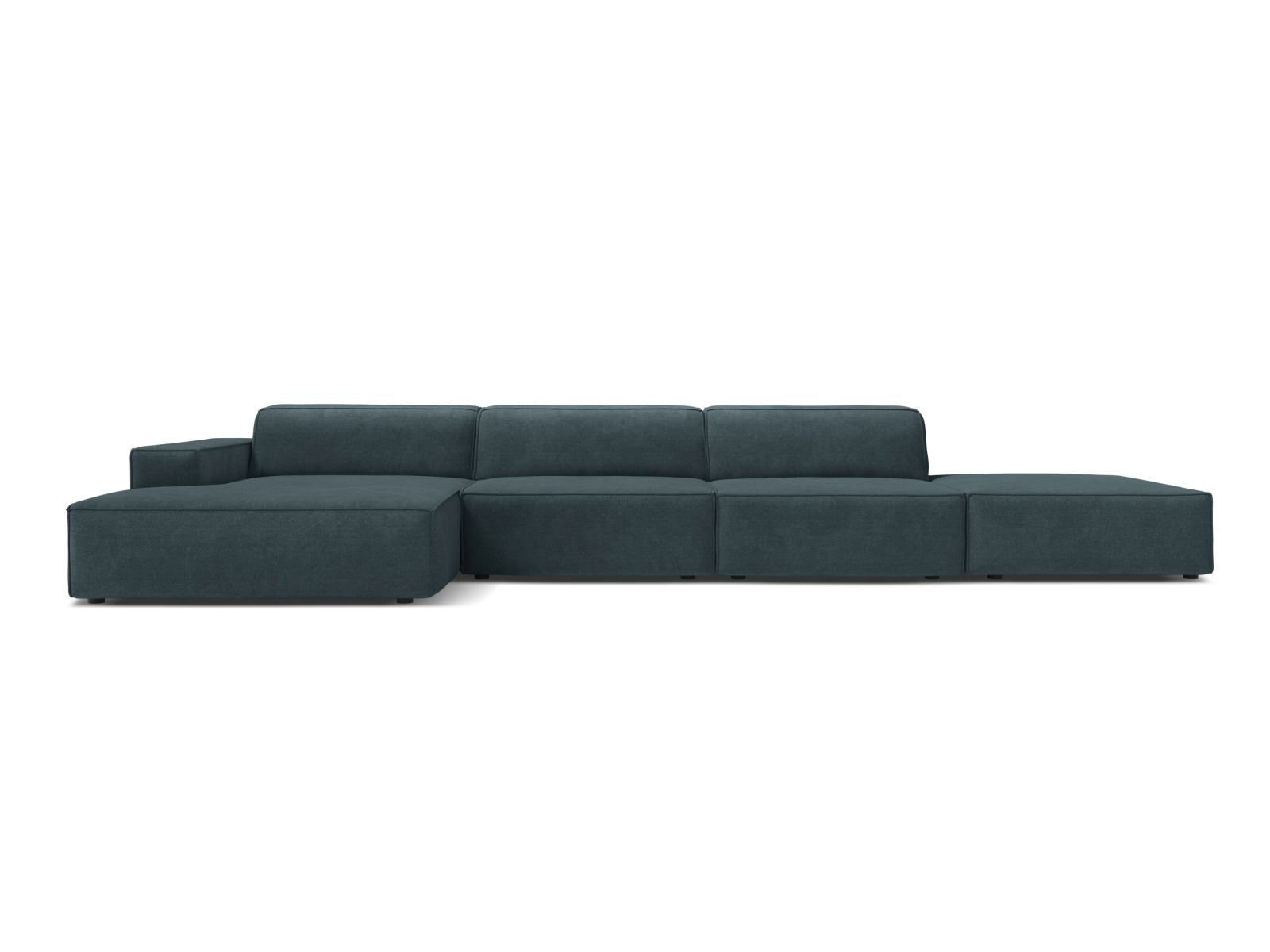Jodie Modular Corner Sofa, 5 Seats, 341x162 cm — Deep Petrol / Left