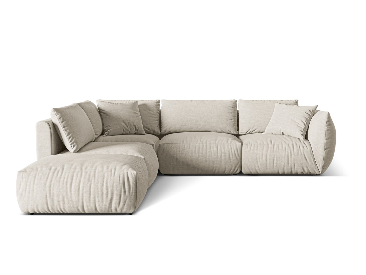 Chris Modular Corner Sofa, 4 Seats, 295x290 cm — Natural / Left
