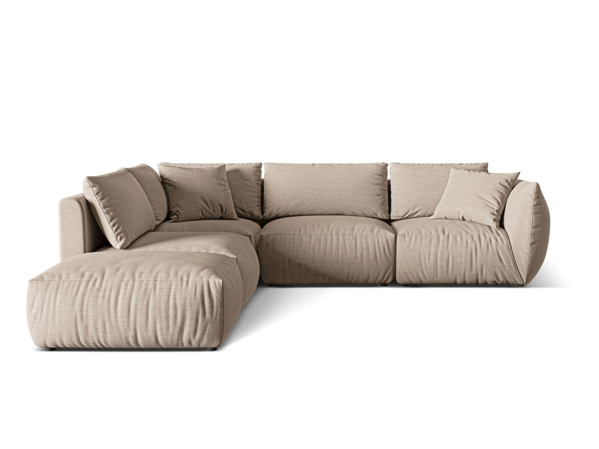 Chris Modular Corner Sofa, 4 Seats, 295x290 cm — Sand / Left