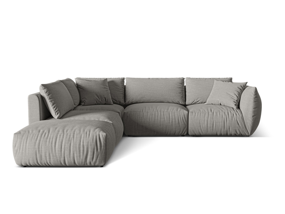 Chris Modular Corner Sofa, 4 Seats, 295x290 cm — Warm grey / Left