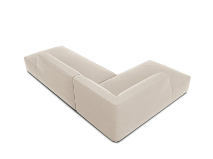 Ecksofa Samt Beige Ruby — Ansicht 4