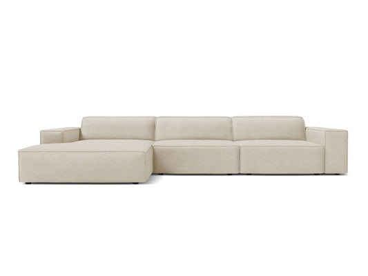 Jodie Corner Sofa, 4 Seats, 284x162 cm — Beige / Left