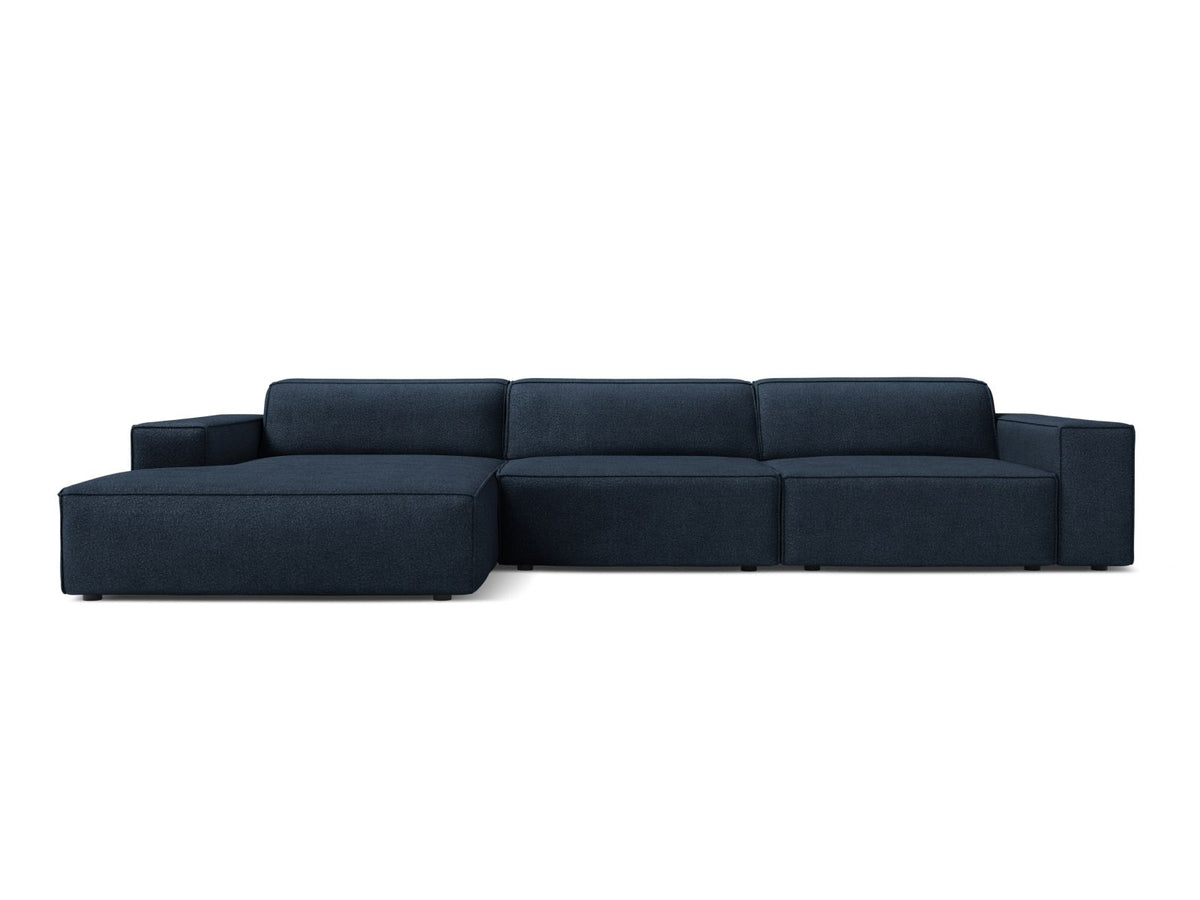 Jodie Corner Sofa, 4 Seats, 284x162 cm — Dark Blue / Left